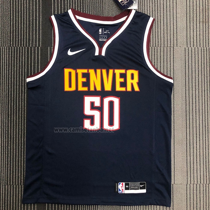 Camiseta Denver Nuggets Aaron Gordon #50 Icon 2021 Azul